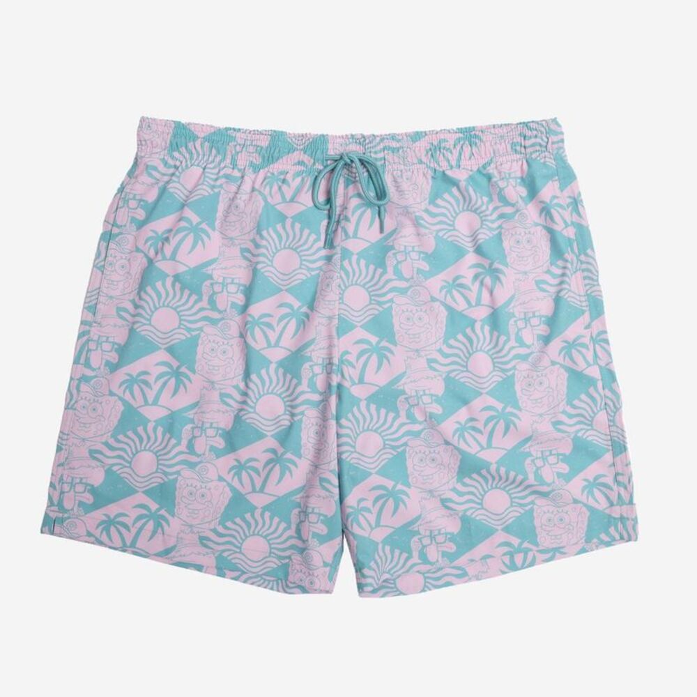 Men's SpongeBob SquarePants 7" Swim Trunks - XXL